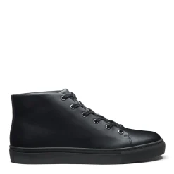Hot Black Calf High Top Sneaker Women Sneakers|Logger Boots