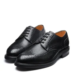 Outlet Black Grain-Calf 4 Eye Gibson Brogue Shoe Gibson Shoes|Logger Boots