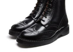 Hot 6 Eye Brogue Boot Women Derby Boots|Logger Boots