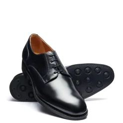 New Black Hi-Shine 4 Eye Gibson Shoe Gibson Shoes|Logger Boots