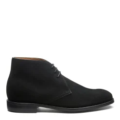 Fashion Black Suede 3 Eye Chukka Boot Logger Boots|Chukka Boots