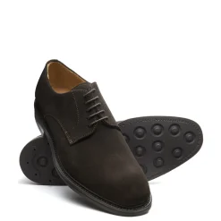 Best Sale Brown Suede 5 Eye Derby Shoe Logger Boots|Gibson Shoes