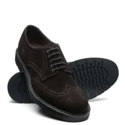 Store Brown Suede 5 Eye Gibson Brogue Shoe Gibson Shoes|Brogue Shoes
