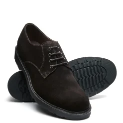 Clearance Brown Suede 4 Eye Plain Toe Gibson Shoe Gibson Shoes|Logger Boots