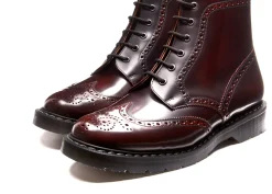 Hot 6 Eye Brogue Boot Women Derby Boots|Brogue Boots