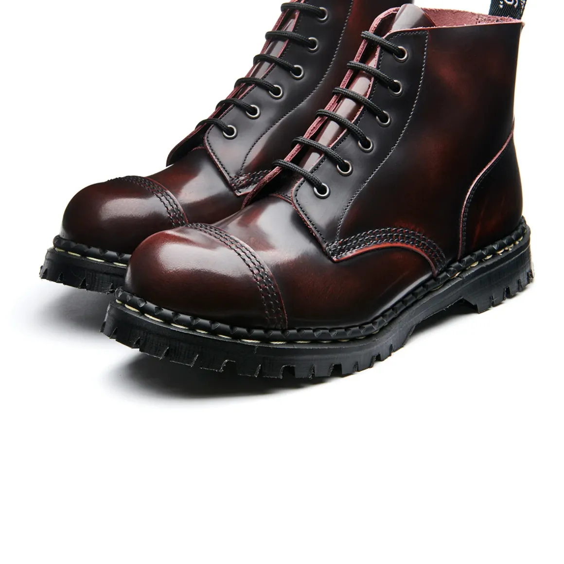 New 6 Eye Steel Toe Capped Derby Boot Women Steel Toe Boots|Derby Boots