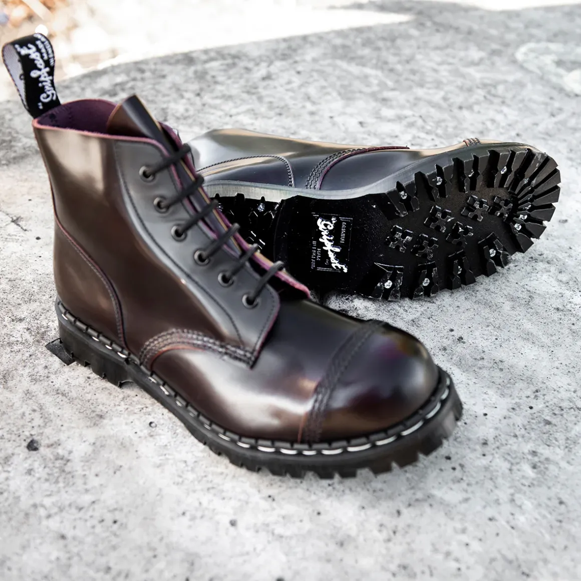 New 6 Eye Steel Toe Capped Derby Boot Women Steel Toe Boots|Derby Boots