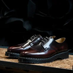 Cheap Burgundy Rub-Off Gibson Shoe & Shoe Kiltie Bundles|Logger Boots