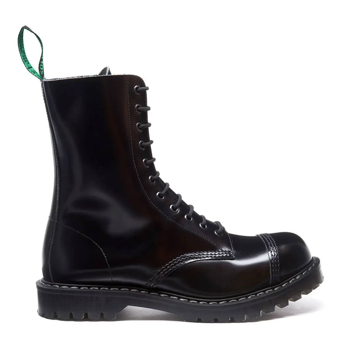 Best Englander Black 11 Eye Steel Toe Derby Boot Steel Toe Boots|Logger Boots