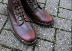 Hot Gaucho Crazy Horse 6 Eye Astronaut Boot Women Derby Boots|Astronaut Boots
