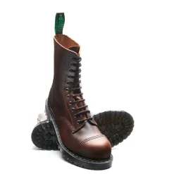Flash Sale Gaucho Crazy Horse 11 Eye Steel Toe Derby Boot Steel Toe Boots|Logger Boots