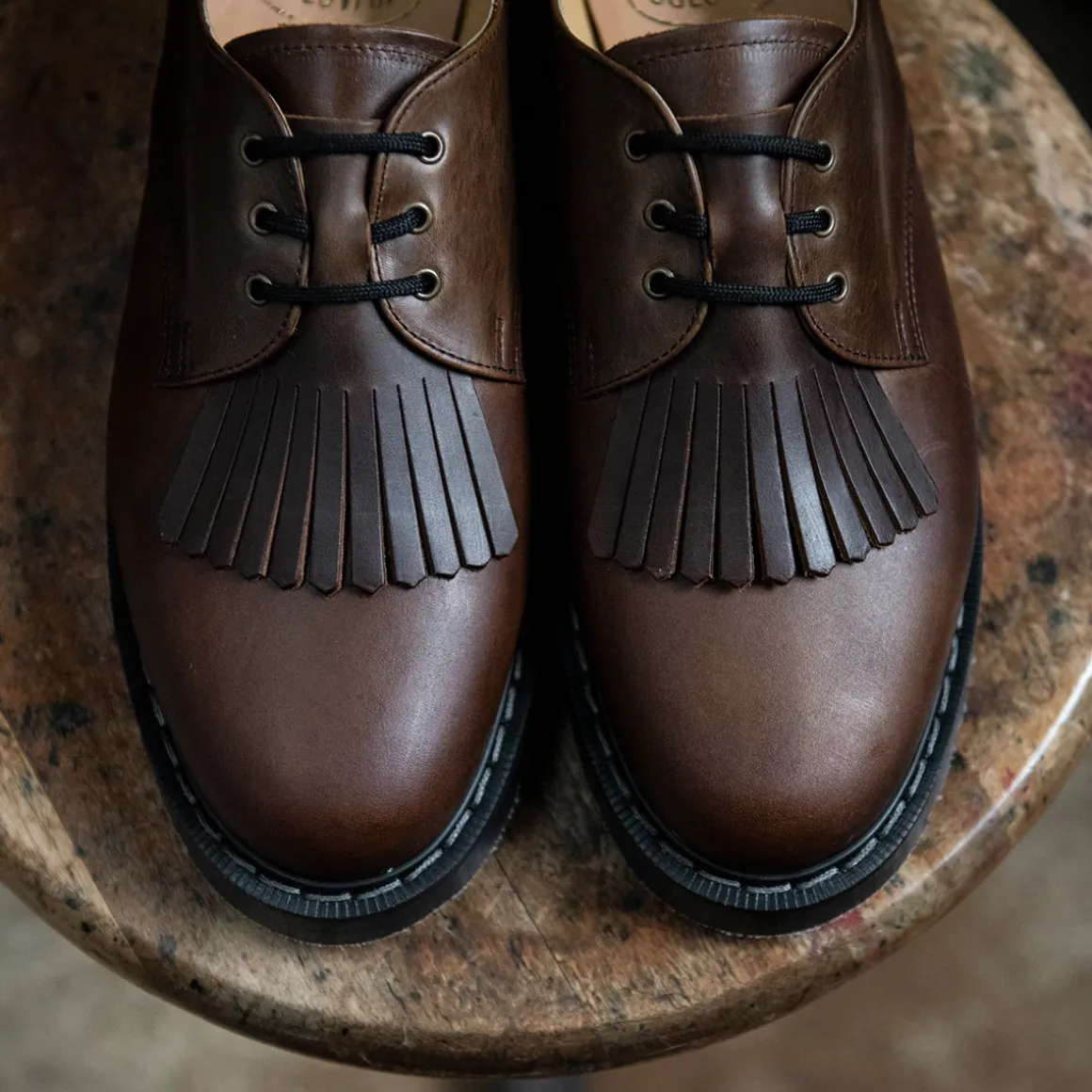 Store Gaucho Crazy Horse Gibson Shoe & Shoe Kiltie Bundles|Logger Boots
