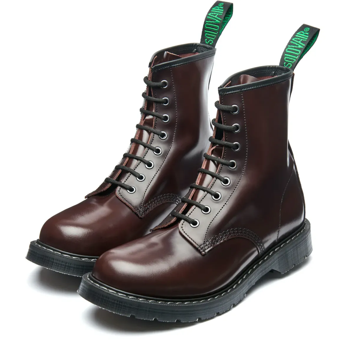 Best Sale Merlot Rub-Off 8 Eye Derby Boot Logger Boots|Derby Boots