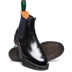 Store Navy Blue & Black Dealer Boot Women Dealer Boots|Dealer Boots