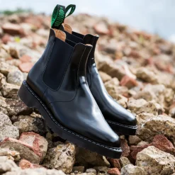 Store Navy Blue & Black Dealer Boot Women Dealer Boots|Dealer Boots