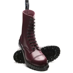 Discount 10 Eye Steel Toe Capped Derby Boot Women Steel Toe Boots|Derby Boots